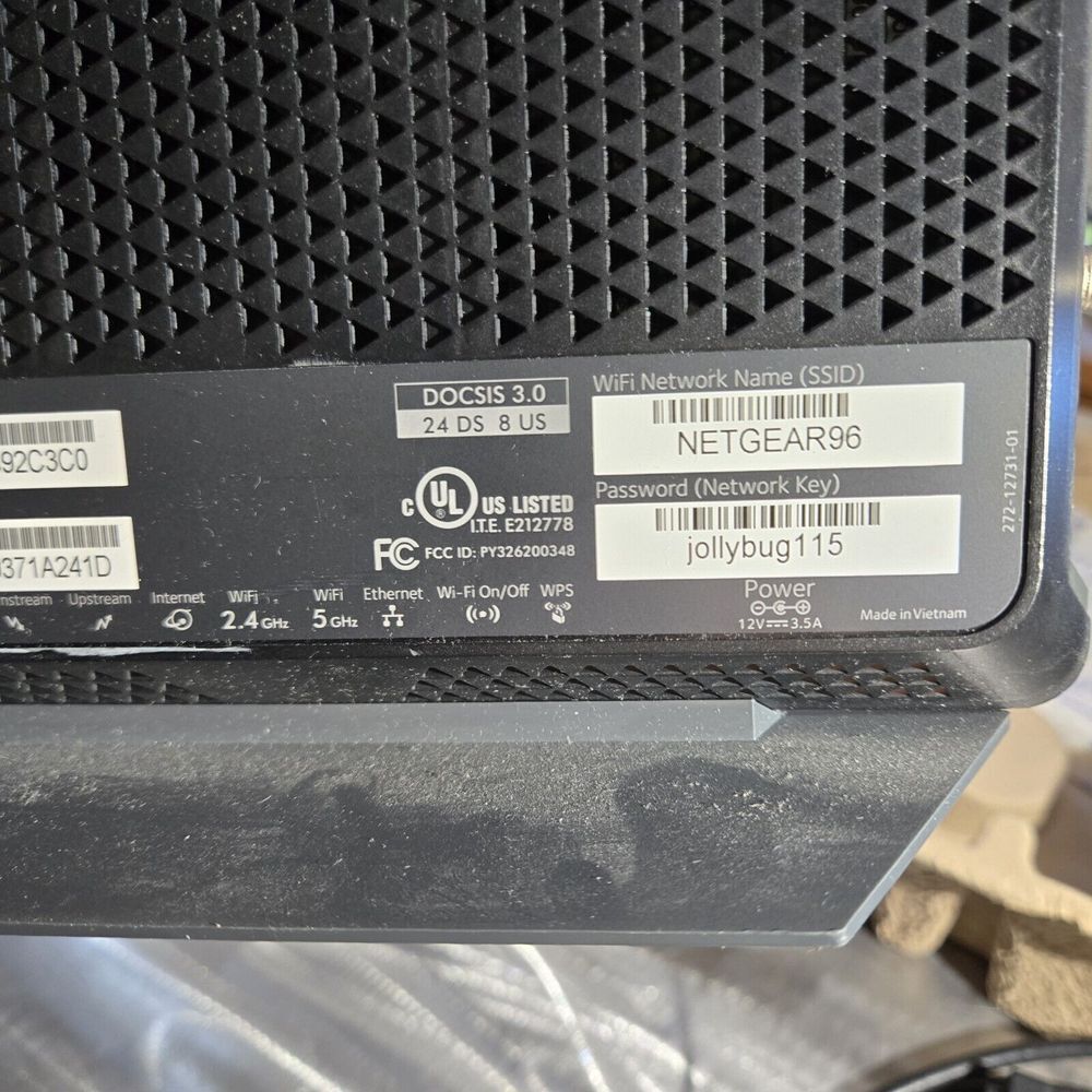 NETGEAR Nighthawk AC1900 4 Wireless Wi-Fi Router Tested Working C1L - Picture 10 of 10